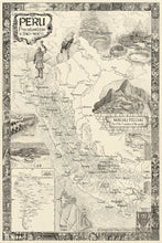 Load image into Gallery viewer, Peru ancient civilizations past cultures from Caral to Machu Picchu influential ancestors of the Incas in creambackground