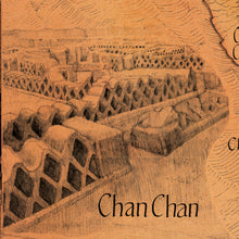 Load image into Gallery viewer, PERU CULTURES MAP - Caral to Machu Picchu seven wonders of Peru map.