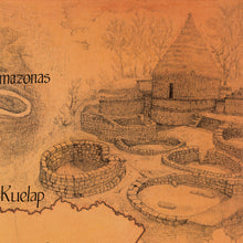 Load image into Gallery viewer, PERU CULTURES MAP - Caral to Machu Picchu seven wonders of Peru map.