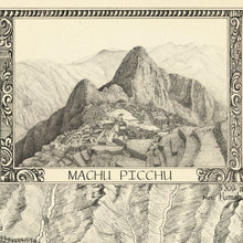 Load image into Gallery viewer, Machu Picchunthe crown jewel in our Sacred Valley map this hand drawn image . King of maps original map

