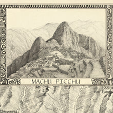 Load image into Gallery viewer, Machu Picchunthe crown jewel in our Sacred Valley map this hand drawn image . King of maps original map