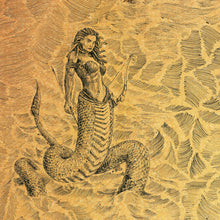Load image into Gallery viewer, Medusa the queen of terror in the Pacific ocean hand drawn for united states of maps
