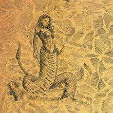 Load image into Gallery viewer, Medusa the queen of terror in the Pacific ocean hand drawn for united states of maps