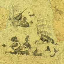 Load image into Gallery viewer, SKELETON PIRATES AND SEA MONSTERS MAP