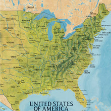 Load image into Gallery viewer, East Coast of the United states Painted by king of Maps
