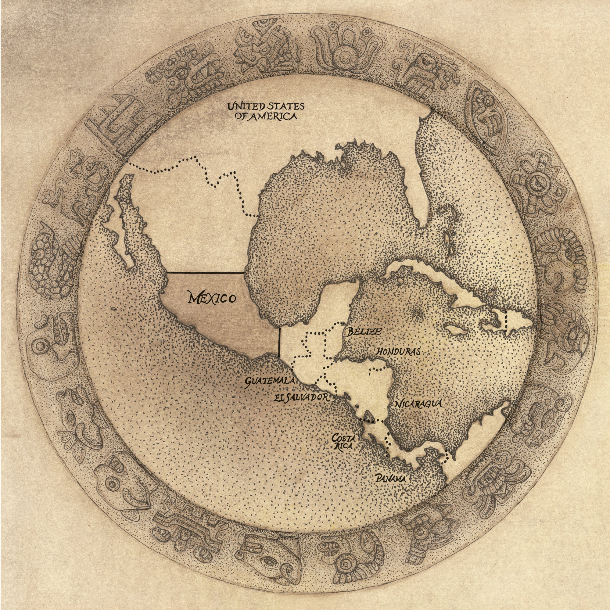 Aztec World Map Rare Aztec Map Reveals A Glimpse Of Life In 1500s