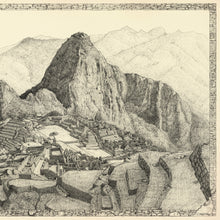 Load image into Gallery viewer, Close up of the right hand side temples of Machu Picchu citadel and world wonder.
