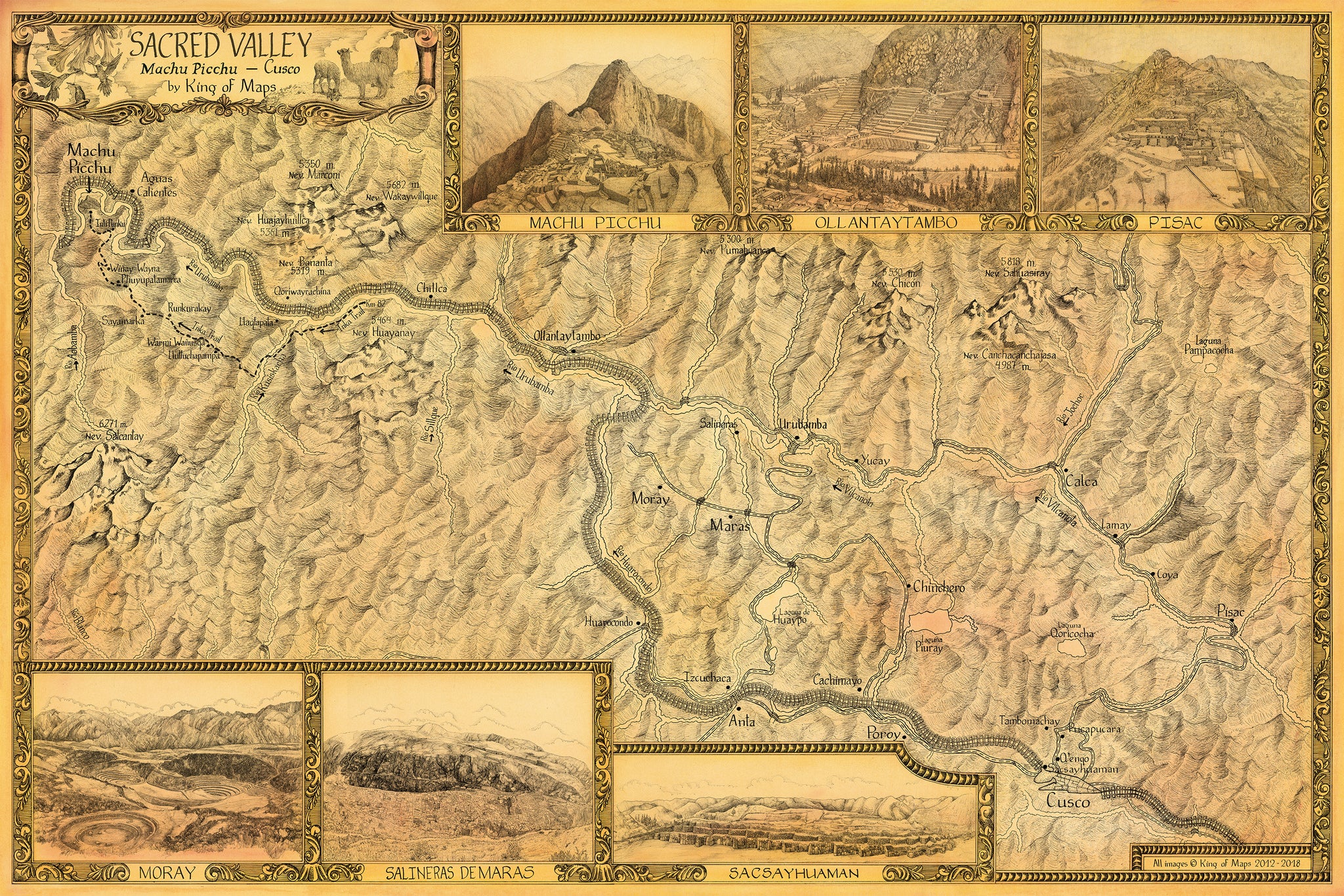 Inca Major Rivers Map Inca Map